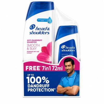 HEAD AND SHOULDER SMOOTH AND SILKY ANTI DANDRUFF  SHAMPOO - 412ml